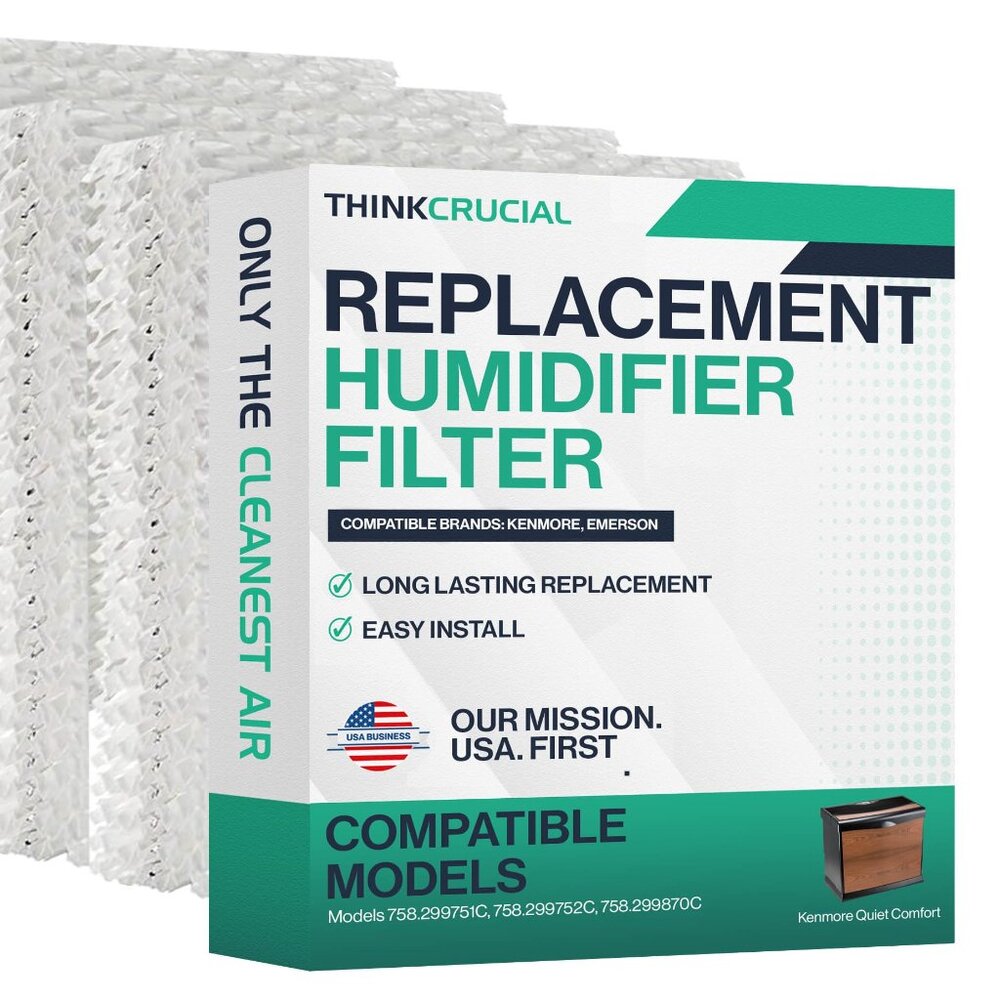 Think Crucial Replacement Humidifier Filters Compatible with Kenmore or Emerson